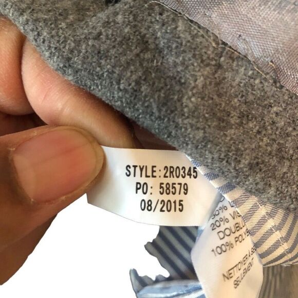 Vineyard Vines Womens Pleated Wool Blend Mini Skirt 6 Heathered Gray Twee Tennis - Picture 6 of 8